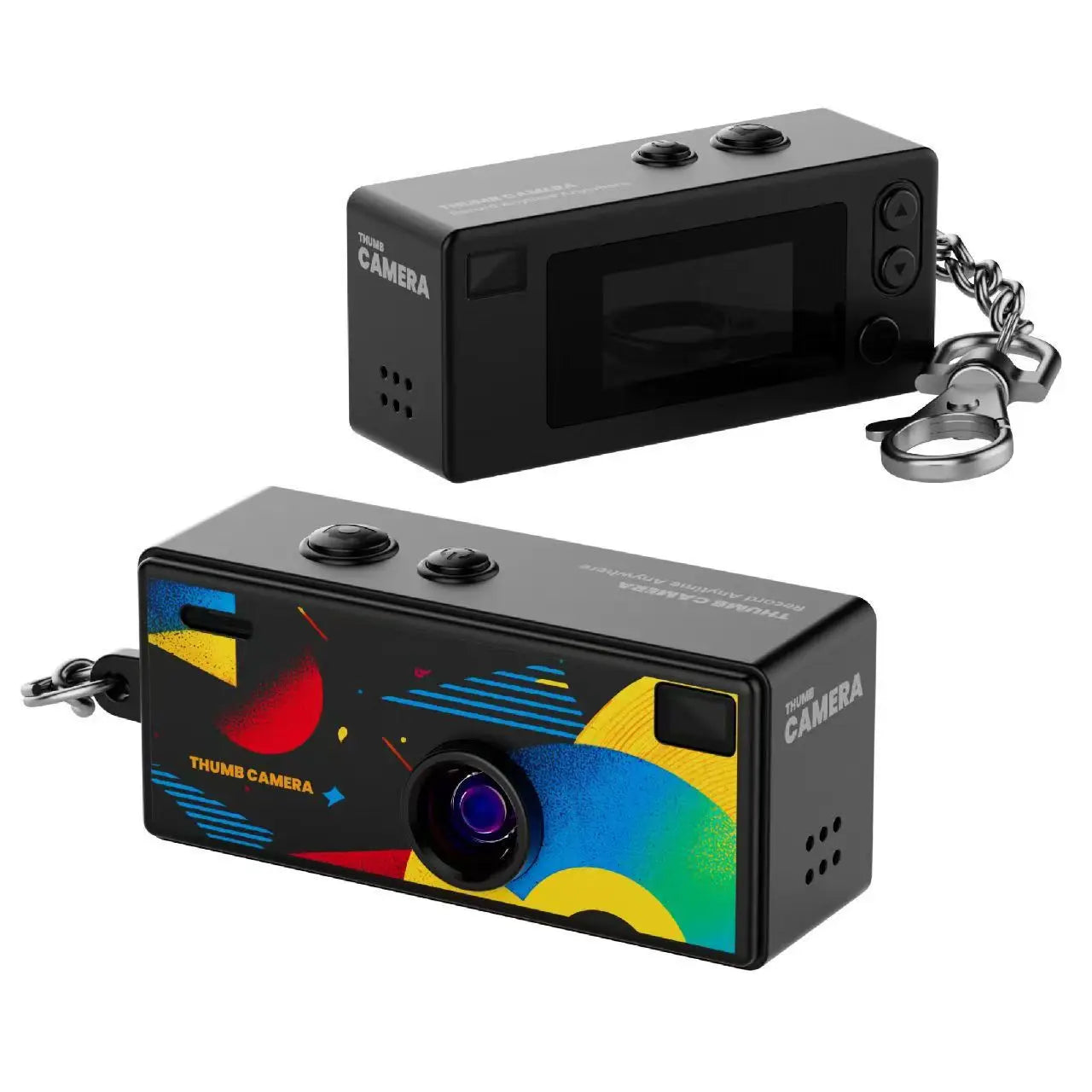 Retro Thumb Camera Keychain
