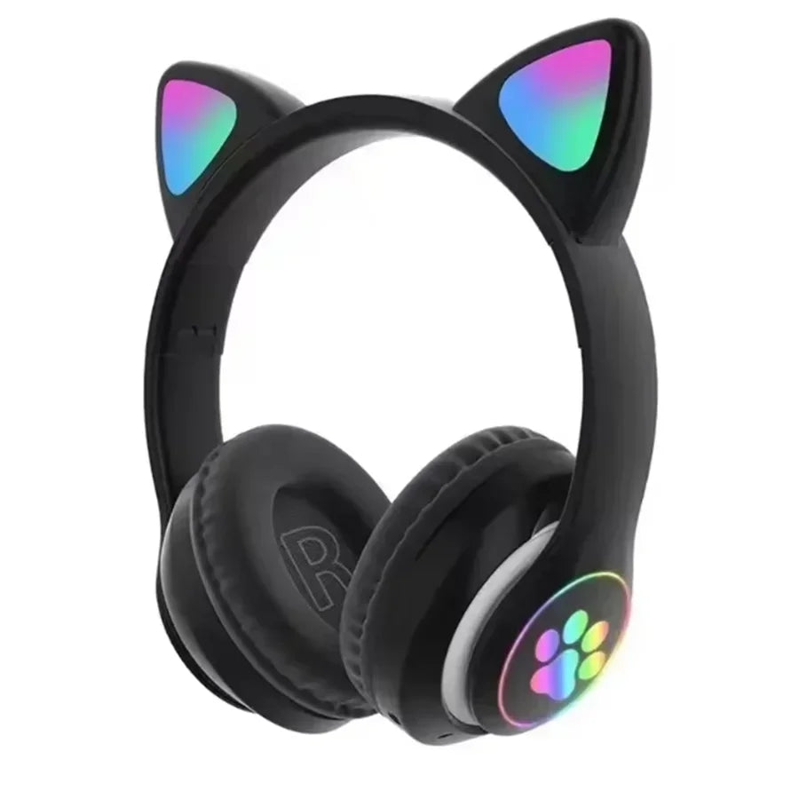 New Cute Cat Ear Wireless Headphones