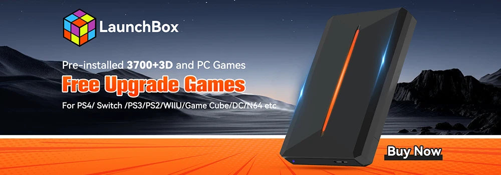 Hyper Base PR500GB Retro Gaming Drive – 38,000+ Games Included
