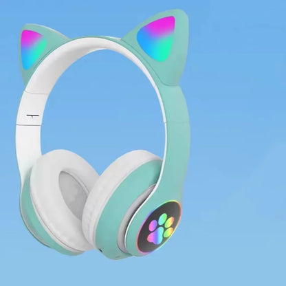 New Cute Cat Ear Wireless Headphones