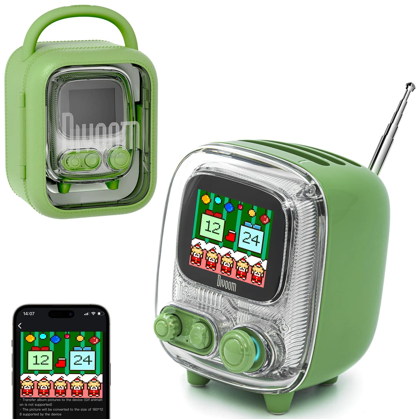 Retro Pixel Radio Bluetooth Speaker