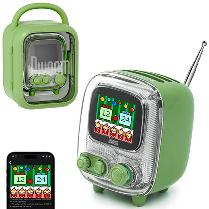 Retro Pixel Radio Bluetooth Speaker