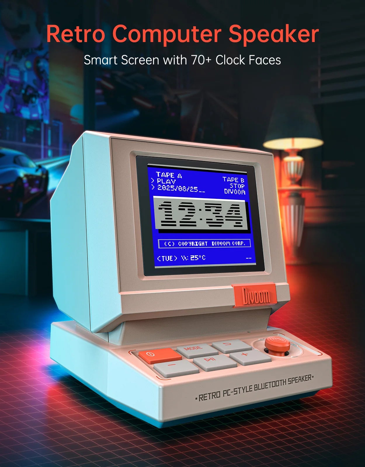 Retro Pixel Bluetooth Speaker