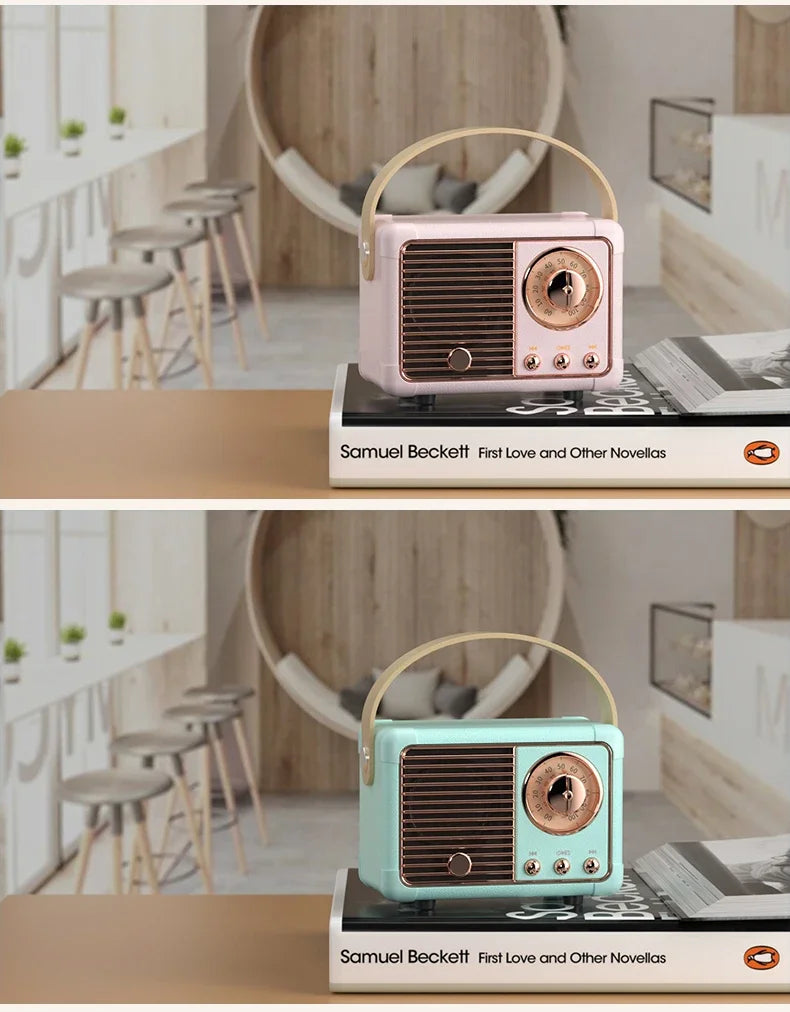 Retro Bluetooth Speaker – Small Size, Big Sound