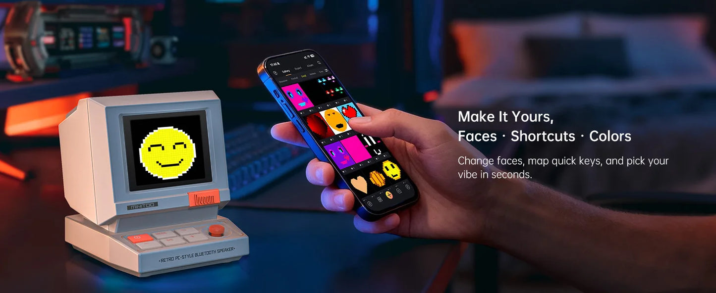Retro Pixel Bluetooth Speaker