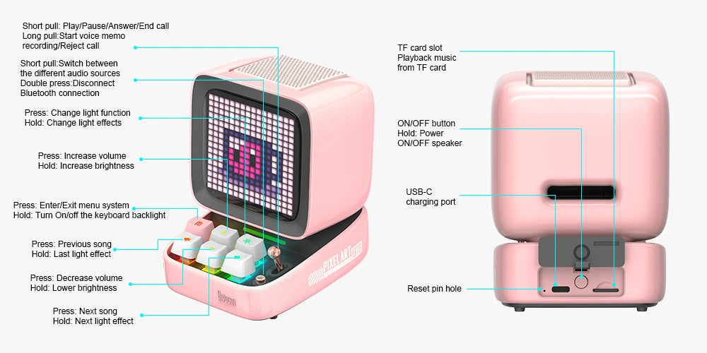 Retro Pixel Bluetooth Speaker 2