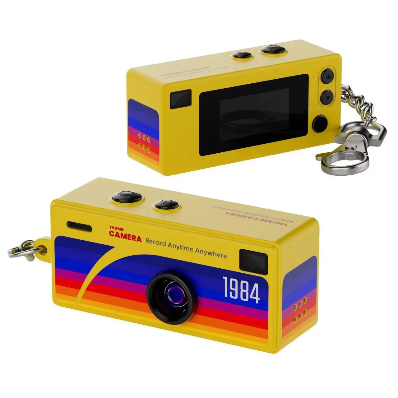 Retro Thumb Camera Keychain