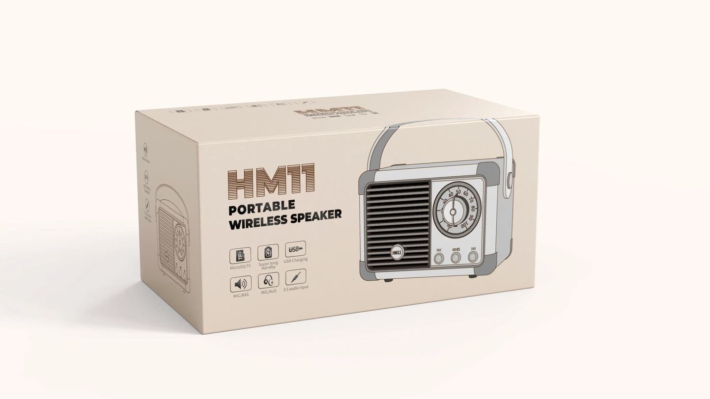 Retro Bluetooth Speaker – Small Size, Big Sound