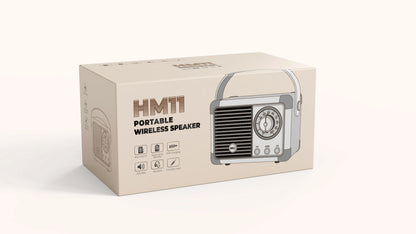 Retro Bluetooth Speaker – Small Size, Big Sound