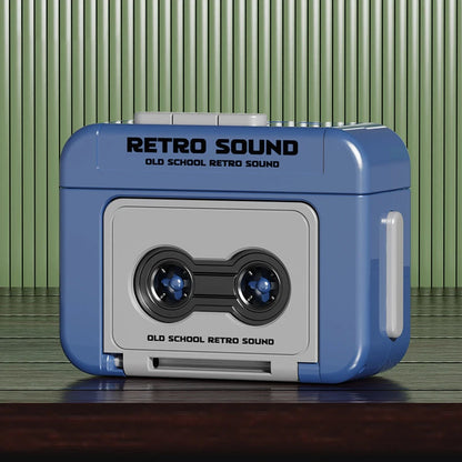 Retro Tape Sound Recorder Keychain