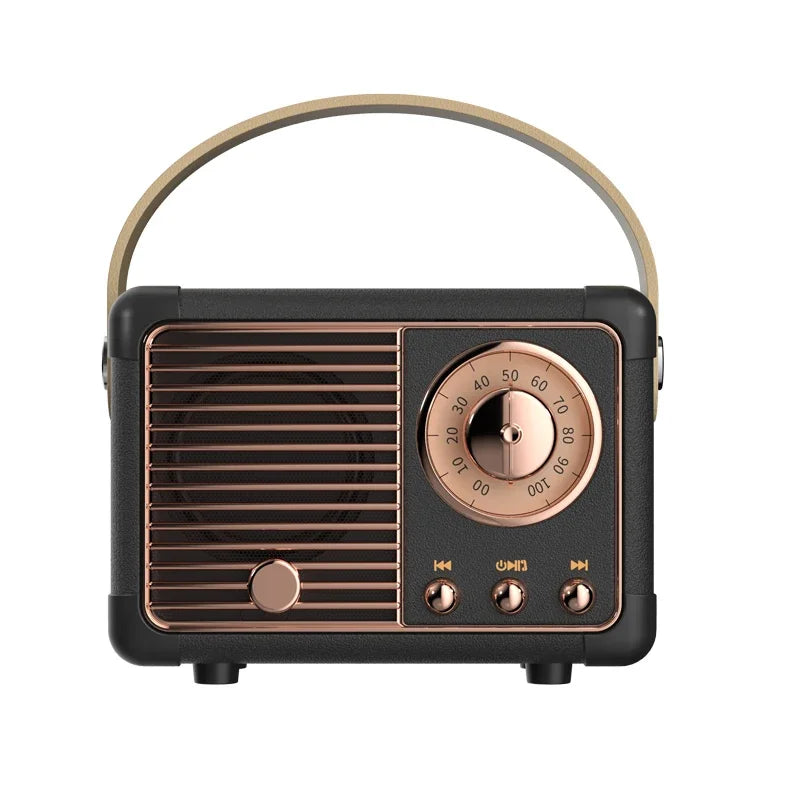 Retro Bluetooth Speaker – Small Size, Big Sound
