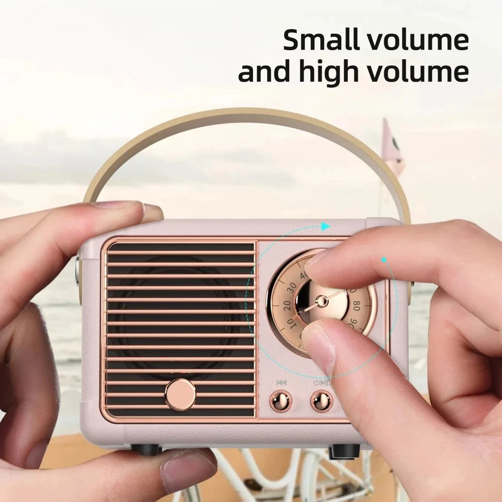 Retro Bluetooth Speaker – Small Size, Big Sound