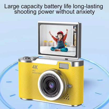 RS2 48MP Flip Screen Digital Camera + Stickers