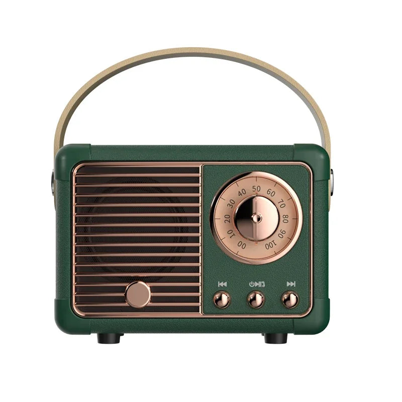 Retro Bluetooth Speaker – Small Size, Big Sound