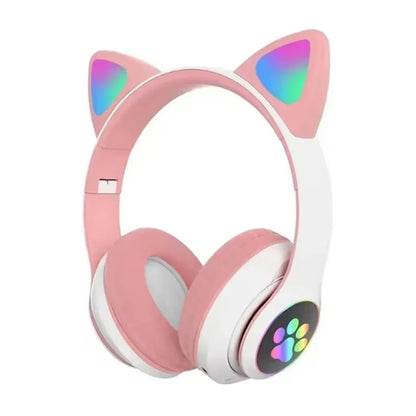 New Cute Cat Ear Wireless Headphones
