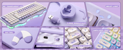 Milk Candy Wireless Mechanical Keyboard