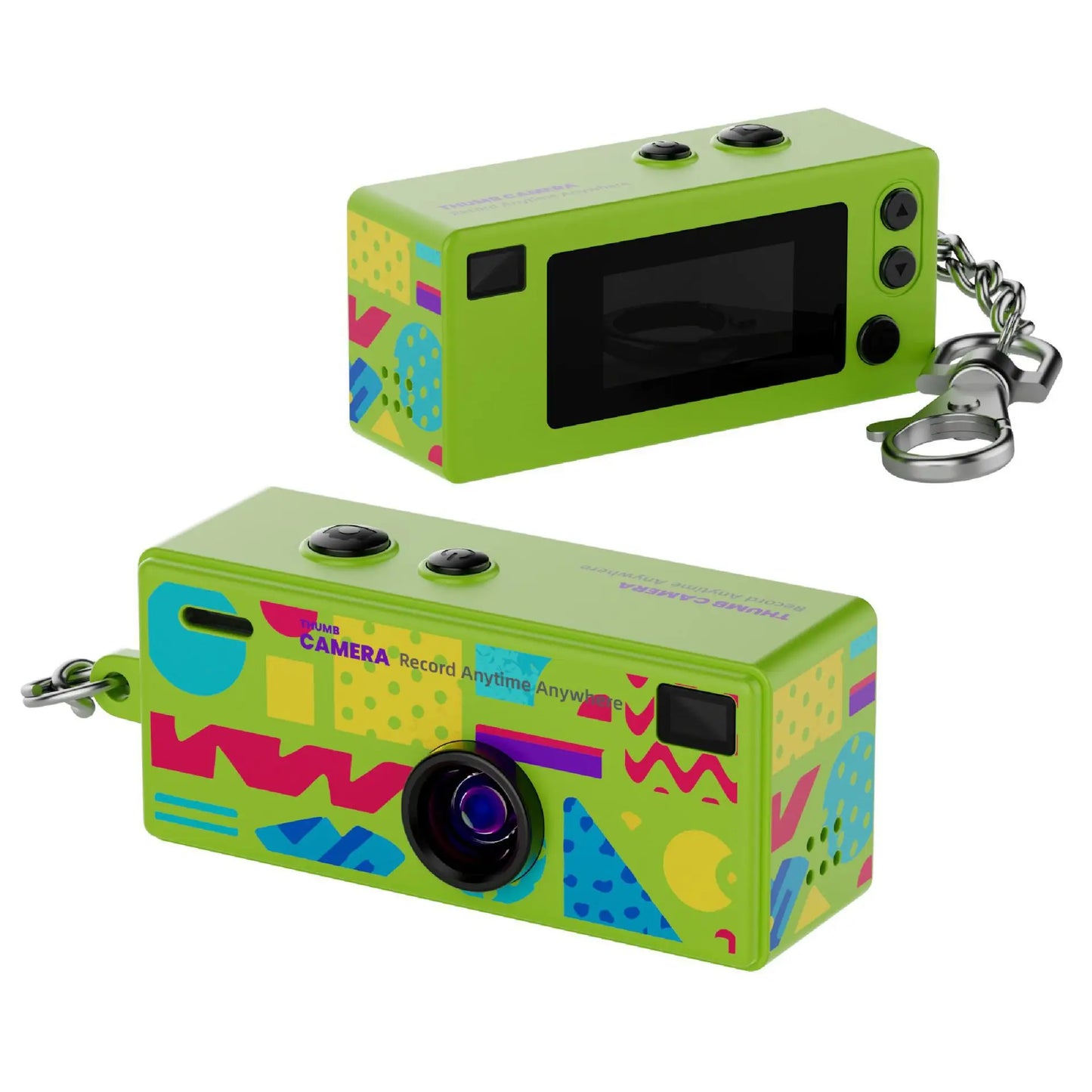Retro Thumb Camera Keychain