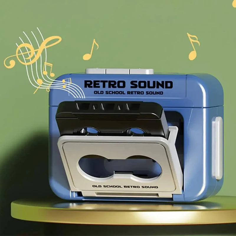 Retro Tape Sound Recorder Keychain