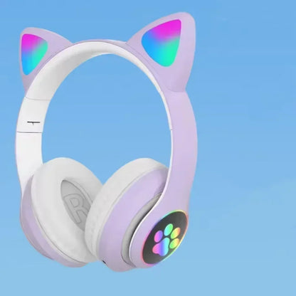 New Cute Cat Ear Wireless Headphones
