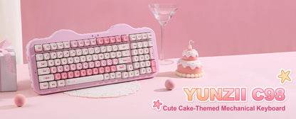 Milk Candy Wireless Mechanical Keyboard