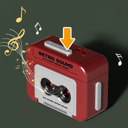 Retro Tape Sound Recorder Keychain