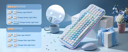 Milk Candy Wireless Mechanical Keyboard