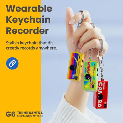 Retro Thumb Camera Keychain