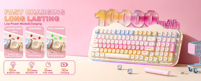 Milk Candy Wireless Mechanical Keyboard