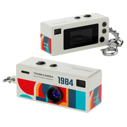 Retro Thumb Camera Keychain