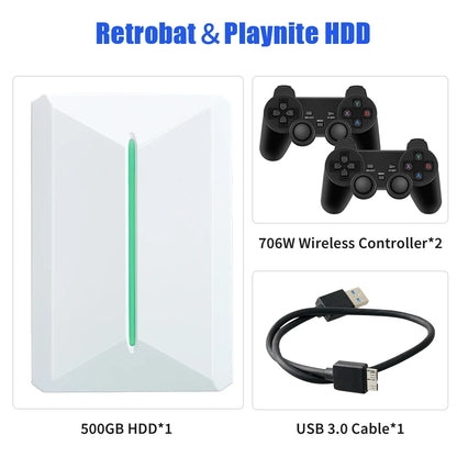 Hyper Base PR500GB Retro Gaming Drive – 38,000+ Games Included