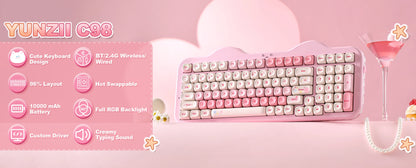 Milk Candy Wireless Mechanical Keyboard