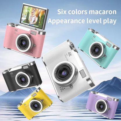 RS2 48MP Flip Screen Digital Camera + Stickers