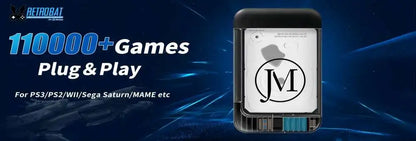Hyper Base PR500GB Retro Gaming Drive – 38,000+ Games Included