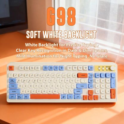 Retro Macaron Wireless Keyboard