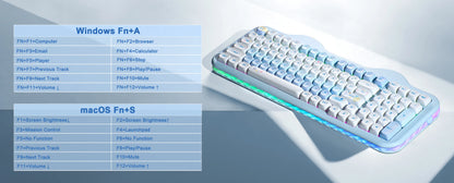 Milk Candy Wireless Mechanical Keyboard