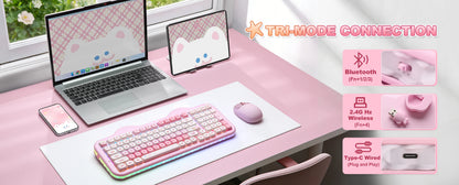 Milk Candy Wireless Mechanical Keyboard
