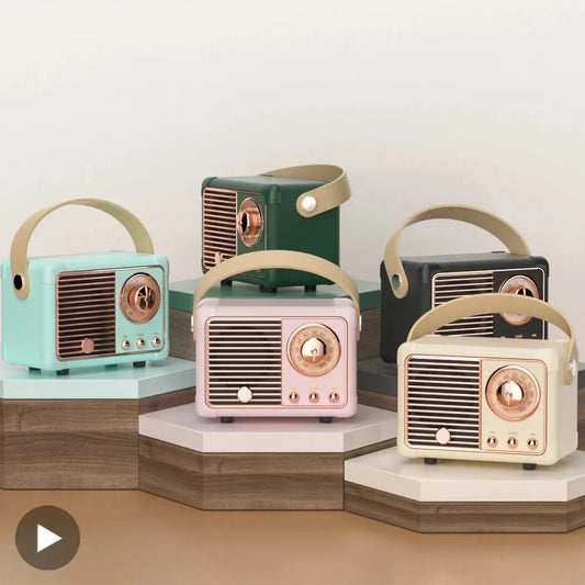 Retro Bluetooth Speaker – Small Size, Big Sound
