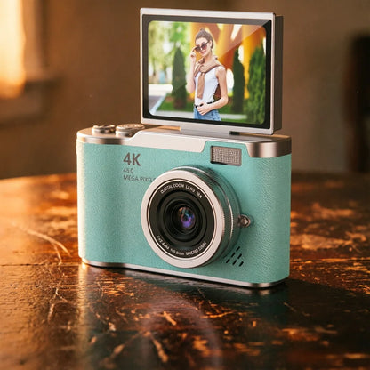 RS2 48MP Flip Screen Digital Camera + Stickers