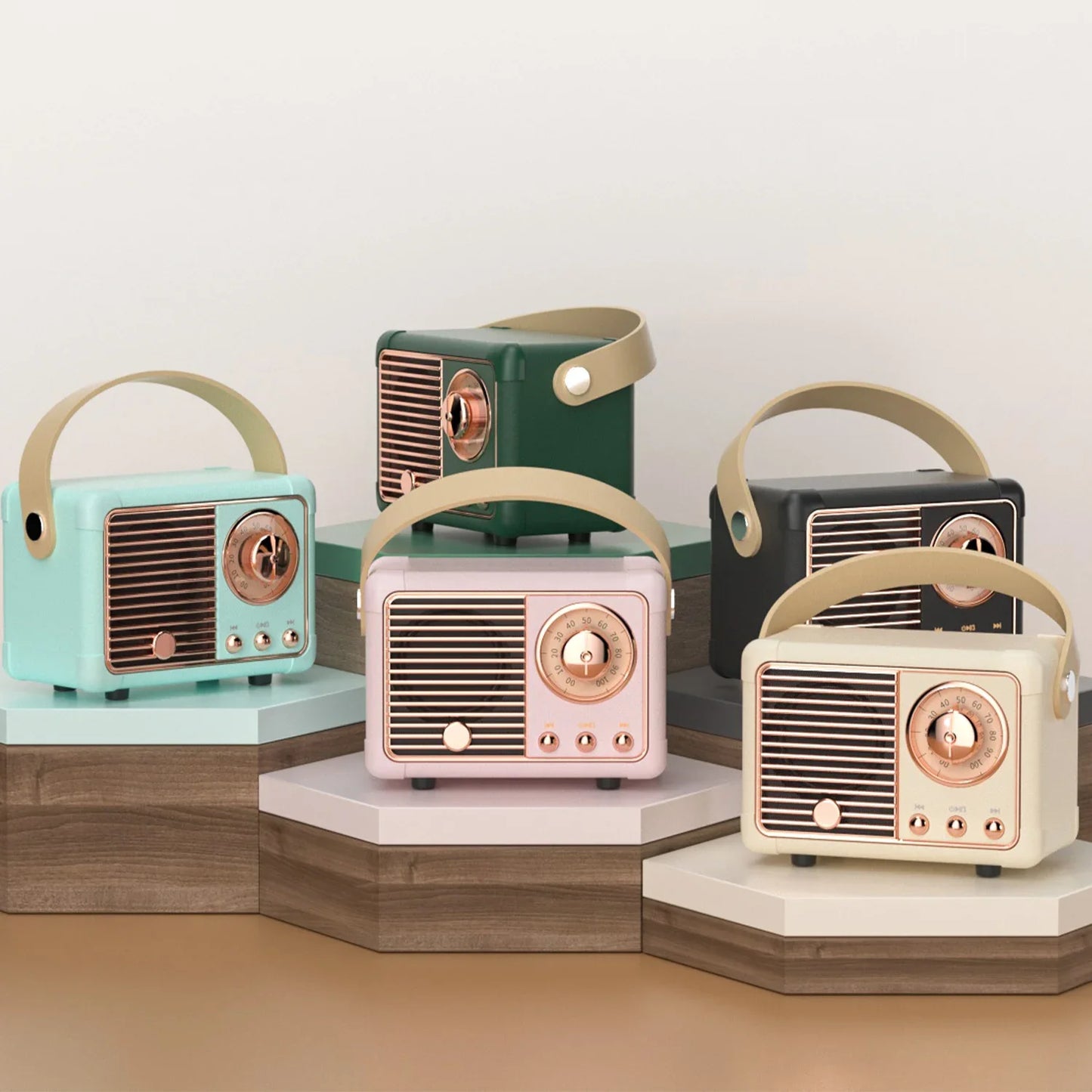 Retro Bluetooth Speaker – Small Size, Big Sound