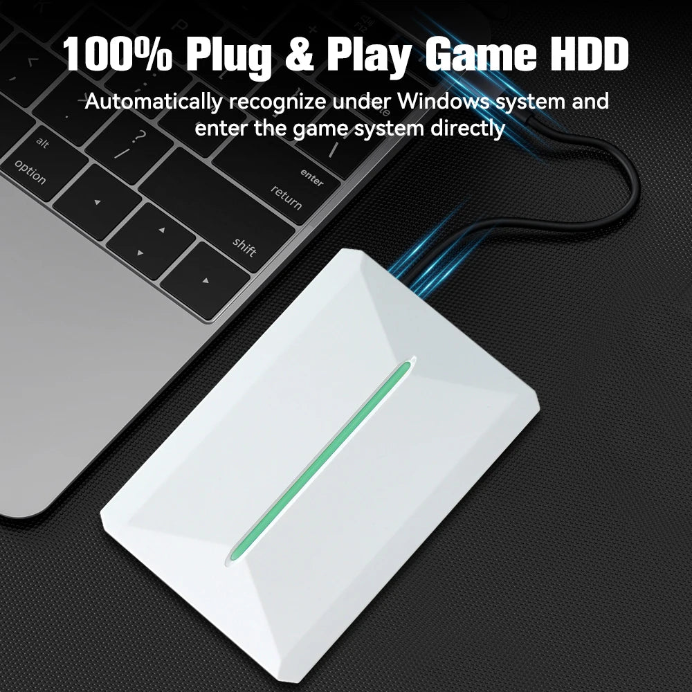 Hyper Base PR500GB Retro Gaming Drive – 38,000+ Games Included