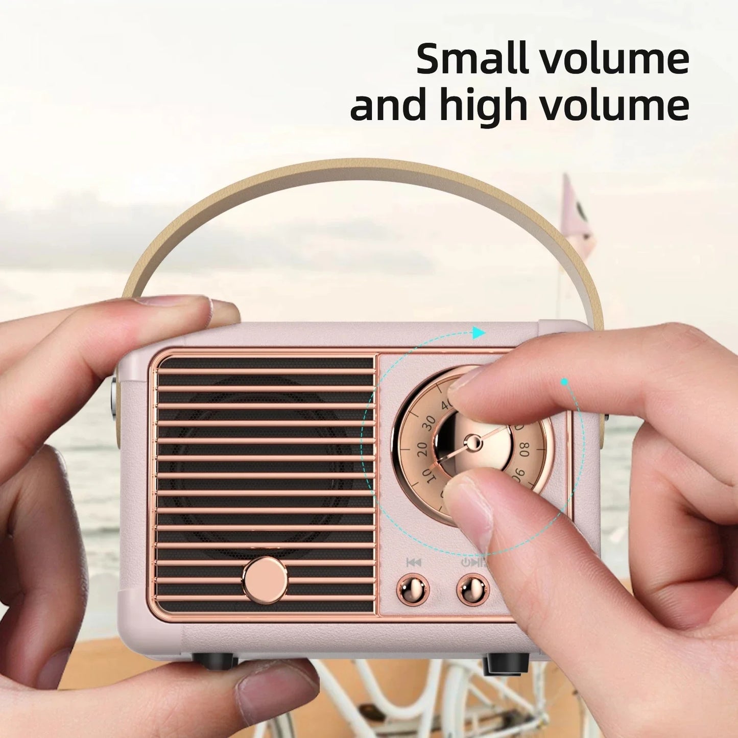 Retro Bluetooth Speaker – Small Size, Big Sound